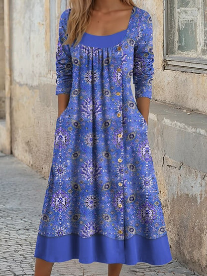 Women's Midi Dress Shift Dress A Line Dress Casual Daily