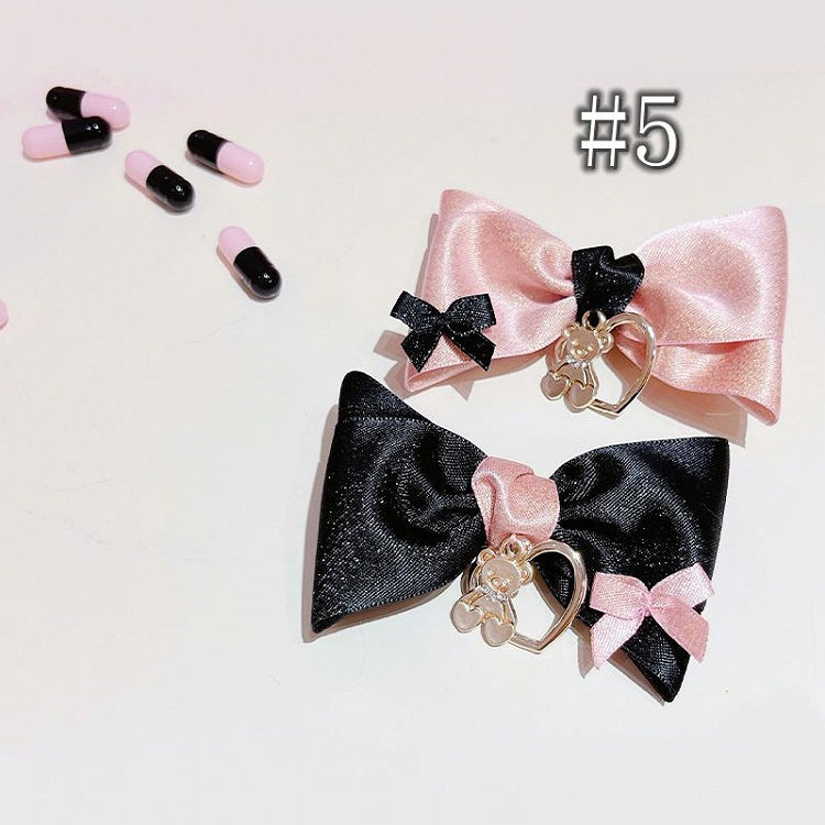 Hairclip Bowknot Sweetheart Bear
