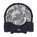 Blue/Black/Red Bowknot Dark Mini Hat Printed