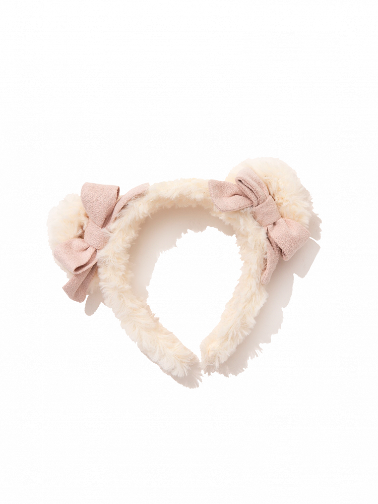 Lolita Super (KC) Bandeau oreilles d'ourson moelleux mignon