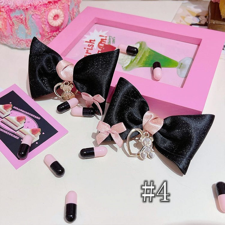 Hairclip Bowknot Sweetheart Bear