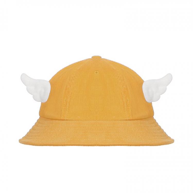 Wings Design Yellow Hat