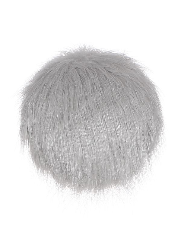 グレーのぬいぐるみウサギのしっぽ