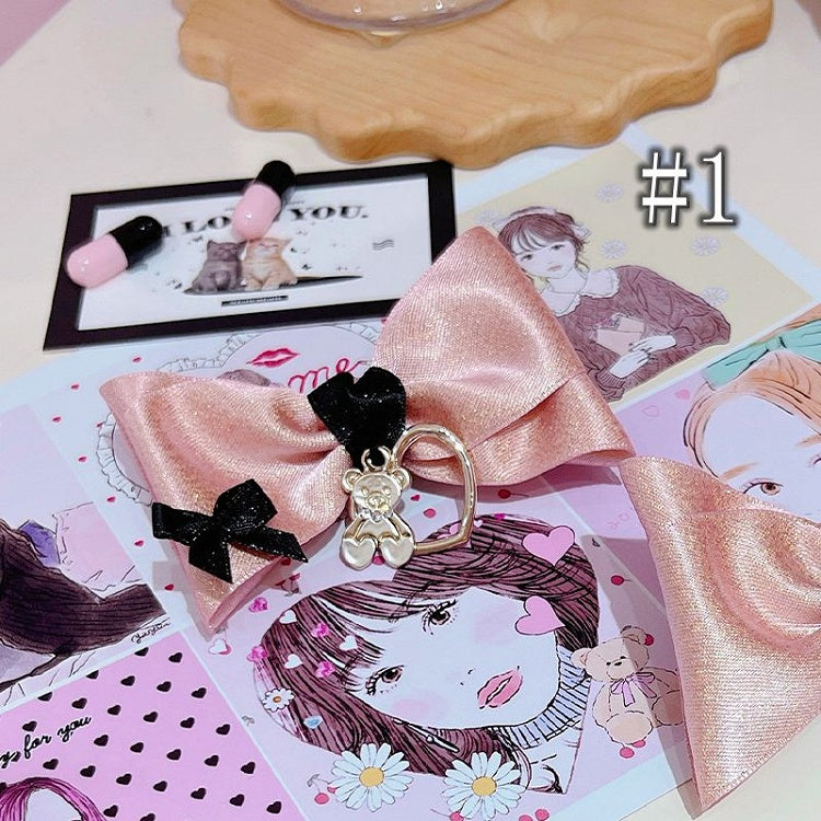 Hairclip Bowknot Sweetheart Bear