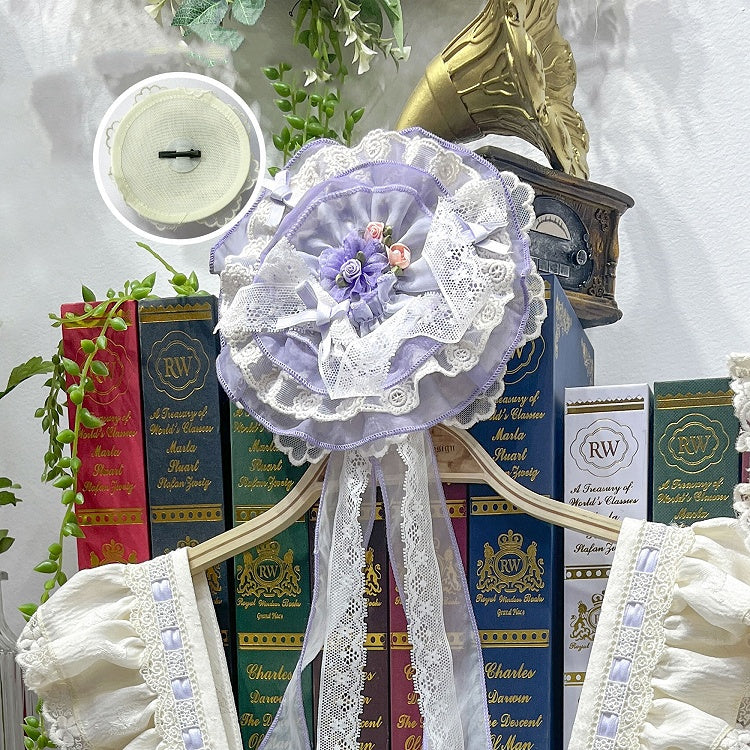 Mini Green / Lolita Hat Purple