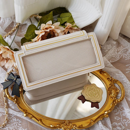 Envelope Beige Bag Crossbody Design Ita Rose Shaped