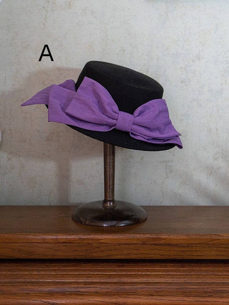 Hat Manor Poynt Top Bow Big