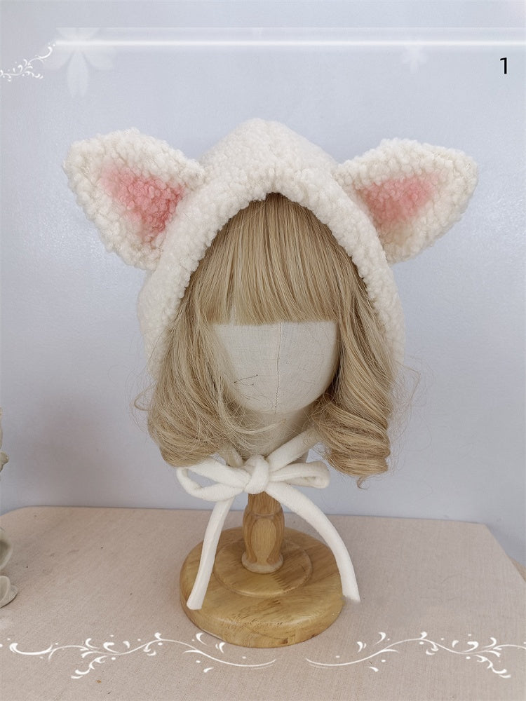 Cat Hat Sweet Plush Design Ear