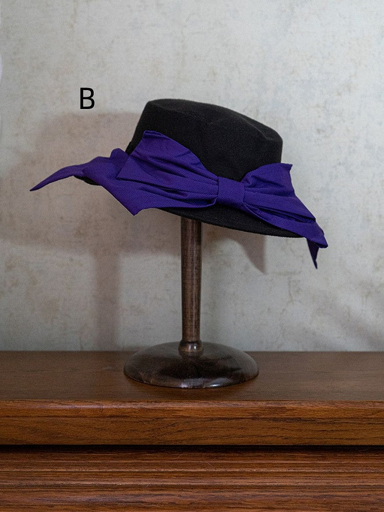 Hat Manor Poynt Top Bow Big