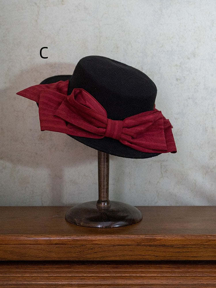 Hat Manor Poynt Top Bow Big