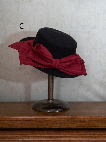 Hat Manor Poynt Top Bow Big