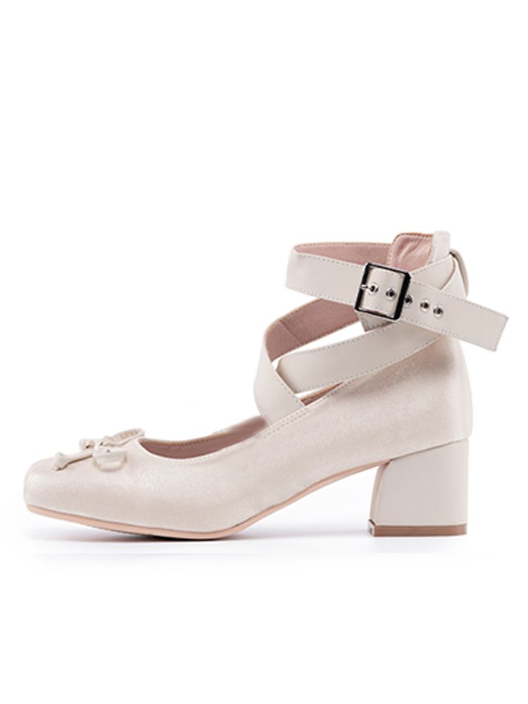 Ankle Elegant Beige Shoes Straps Wraparound Ballet Satin