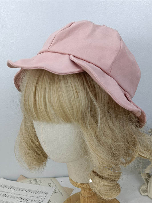 6 Color Design Brim Options Petal Bucket Hat
