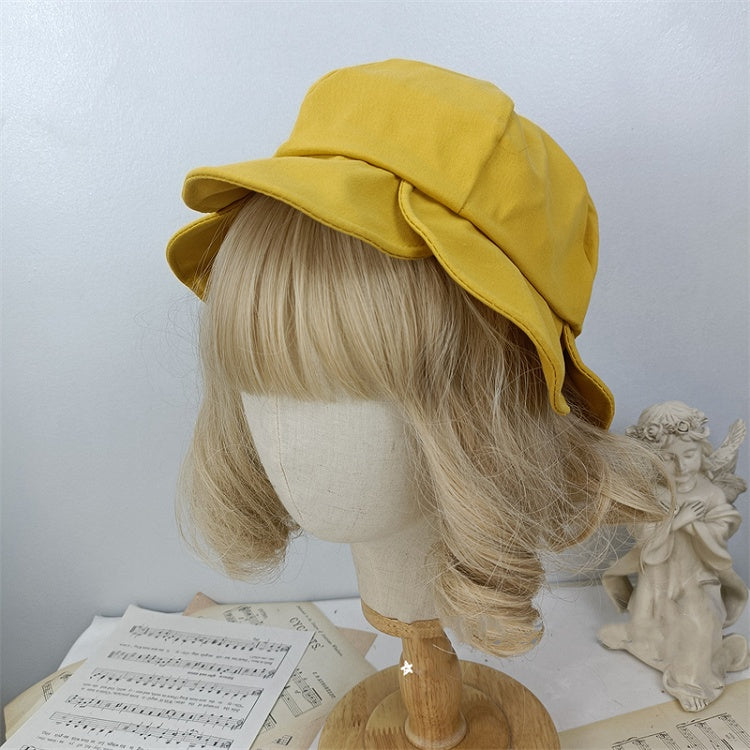 6 Color Design Brim Options Petal Bucket Hat