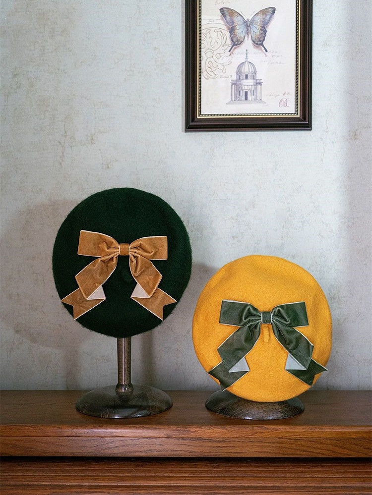 Poynt Manor Bow Beret Big