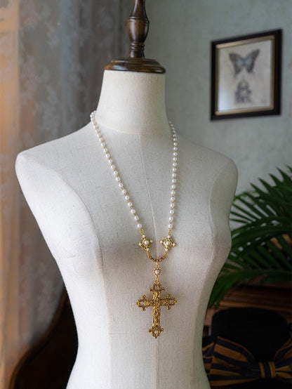 Manor Poynt Halskette mit Kreuzanhänger