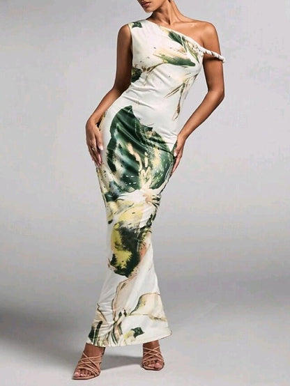 Women's Long Dress Maxi Dress Print Dress Fashion Outdoor