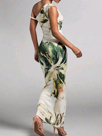 Women's Long Dress Maxi Dress Print Dress Fashion Outdoor