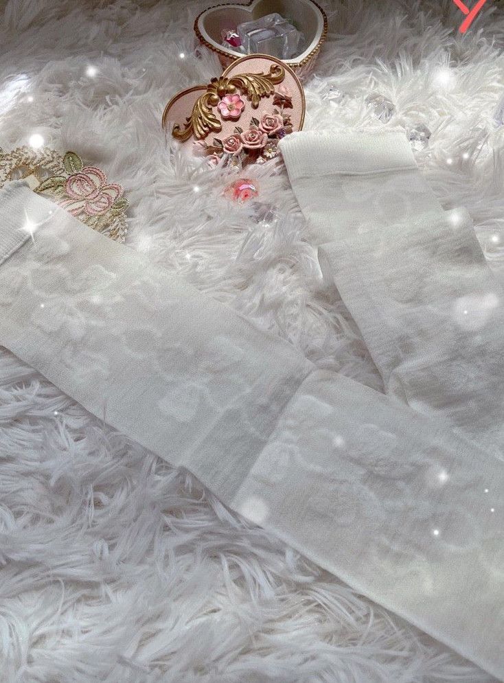 Lolita Overknee-Strümpfe mit Schleife