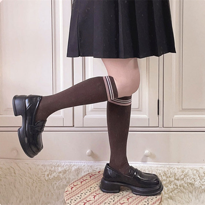 Toe JK Round Slipons Noirs