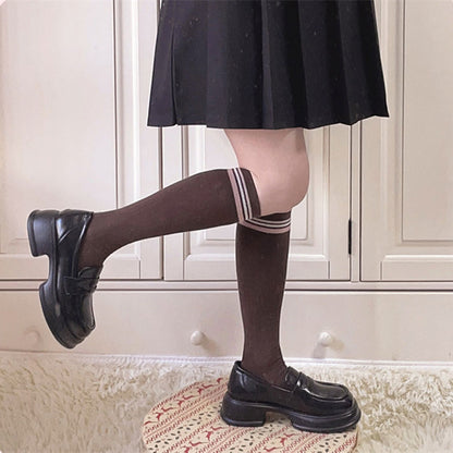 Toe JK Round Slipons Noirs