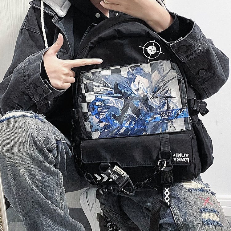 Black Capacity Ita Backpack Large