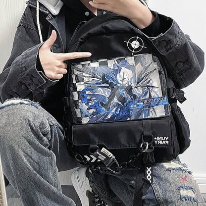 Black Capacity Ita Backpack Large