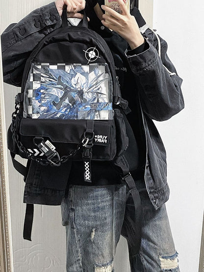 Black Capacity Ita Backpack Large