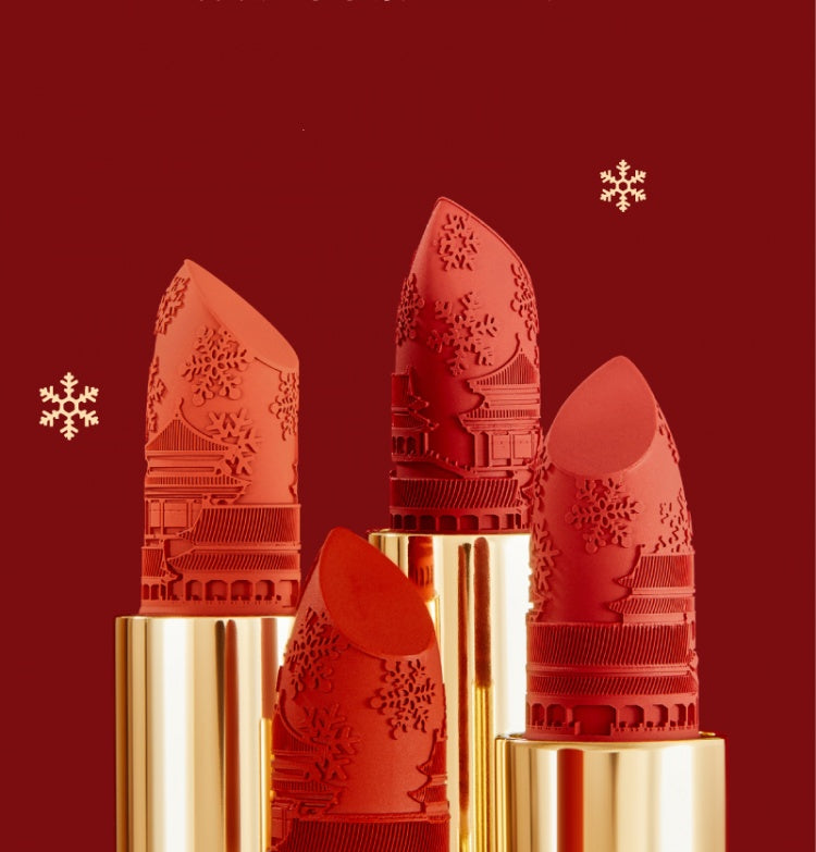 Geschenkbox mit Lippenstiftprägung „Forbidden City“
