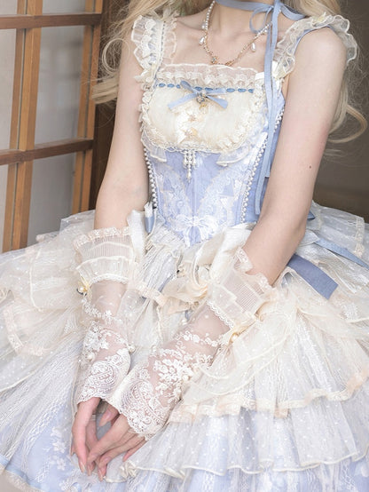 Details Beige Wrist Bead Cuffs