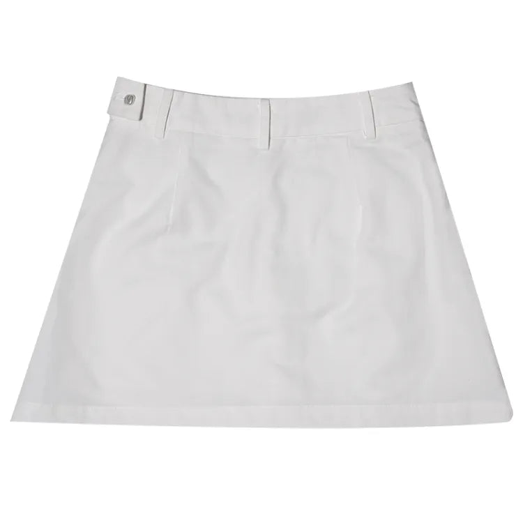 サイズトリム - レース 72CM ウエスト プリント クリアランス ホワイト スカート バニー L