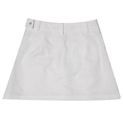 サイズトリム - レース 72CM ウエスト プリント クリアランス ホワイト スカート バニー L