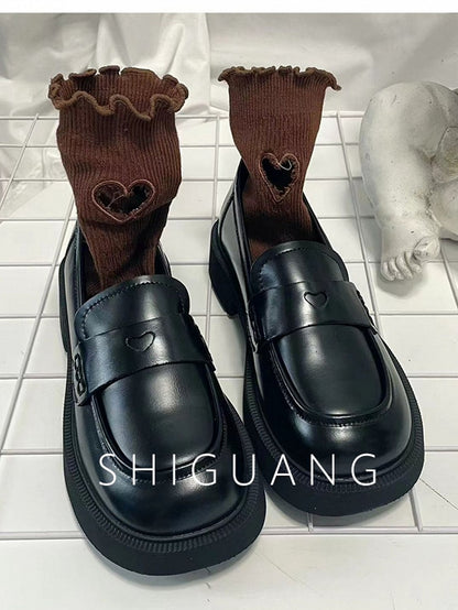 デザイントリムソックス フリル スウィートハート カットアウト