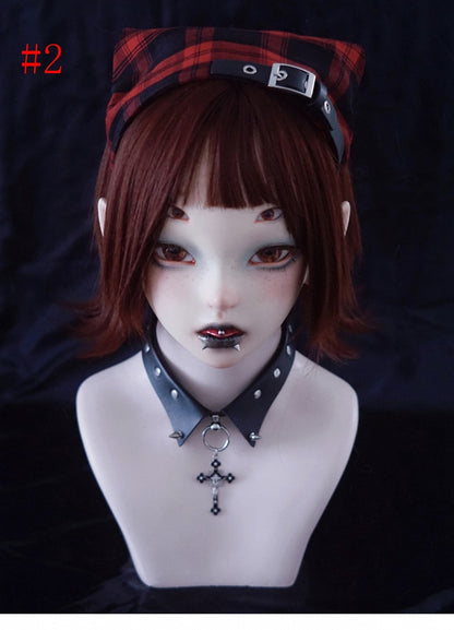 Schalmuster Handgefertigt Und Kariert Rot Dreieck KC Schwarz