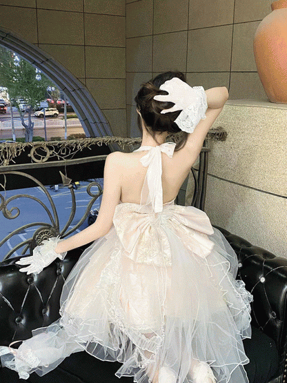 Pink Big Bowknot Train - Daydream Whisper