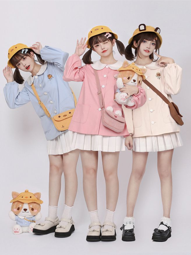 ピンクのウサギの耳のクロスボディ