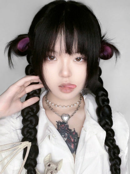 Perlenkette mit Herzanhänger