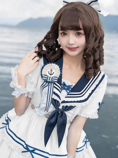 Lolita Ankerabzeichen Seemann Stickerei