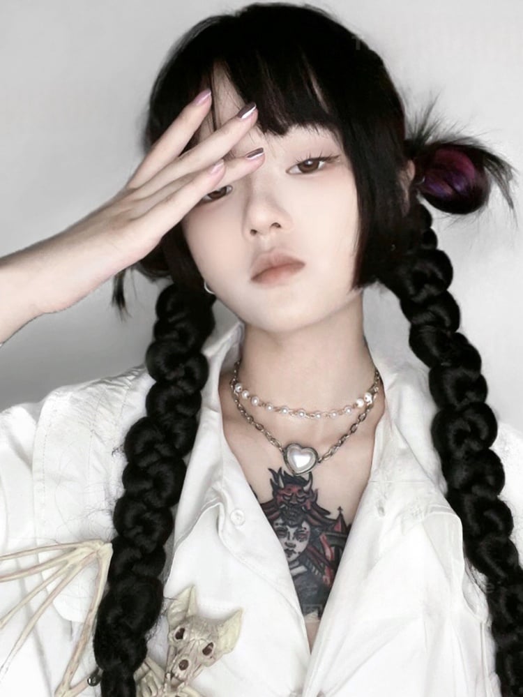 Perlenkette mit Herzanhänger