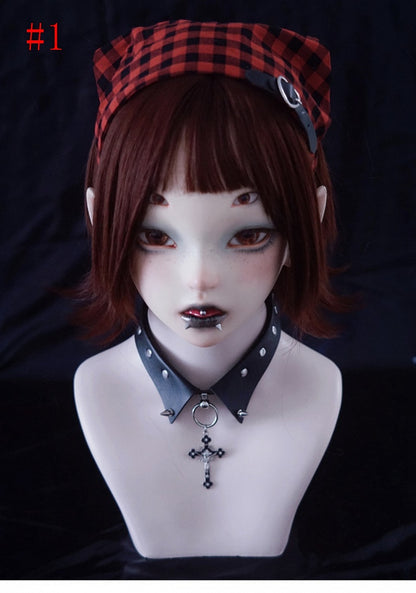 Schalmuster Handgefertigt Und Kariert Rot Dreieck KC Schwarz