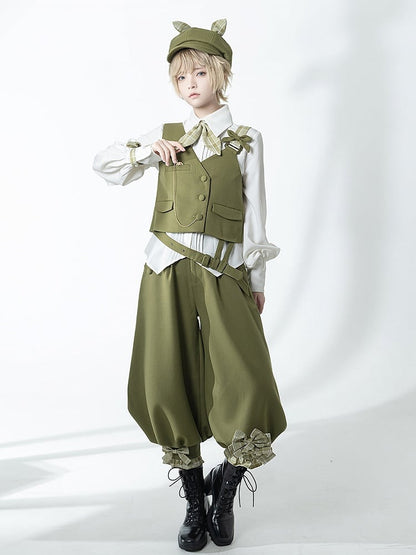 Ouji Lolita Shirt White Secret Morning Post - Princess Chronicles