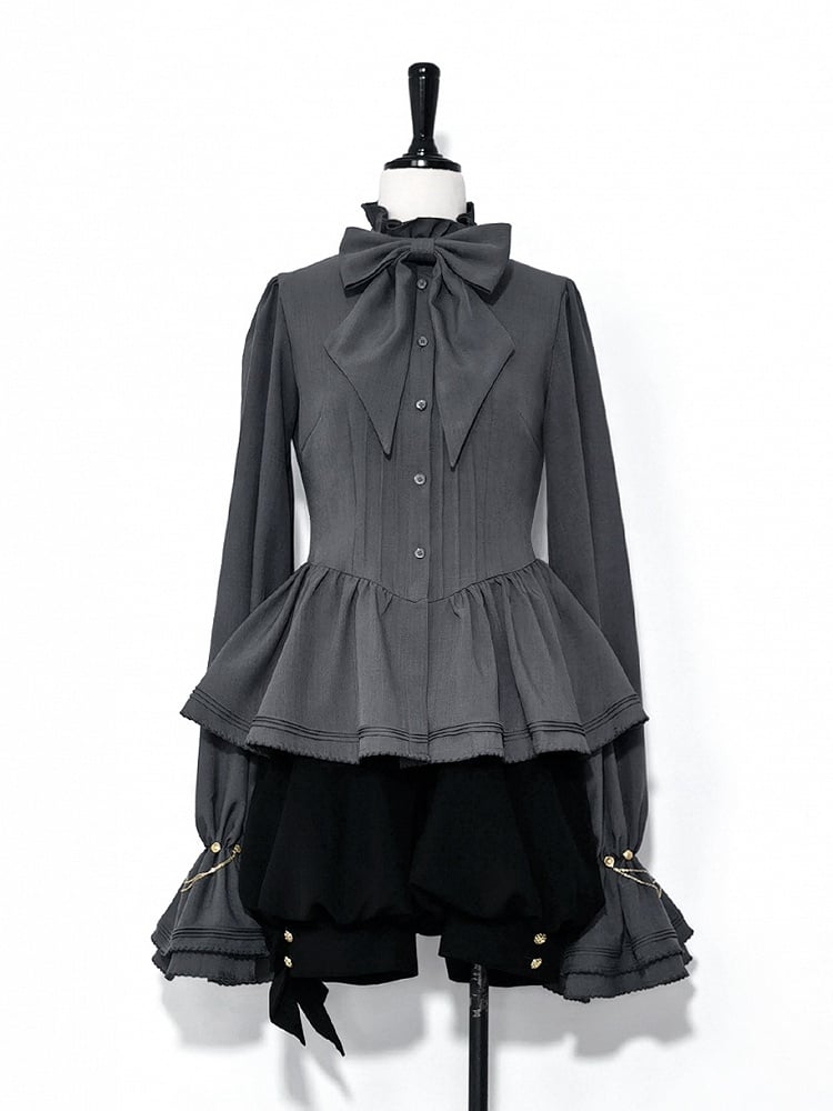 Schwarze Fashion Shorts Ouji Knickerbocker