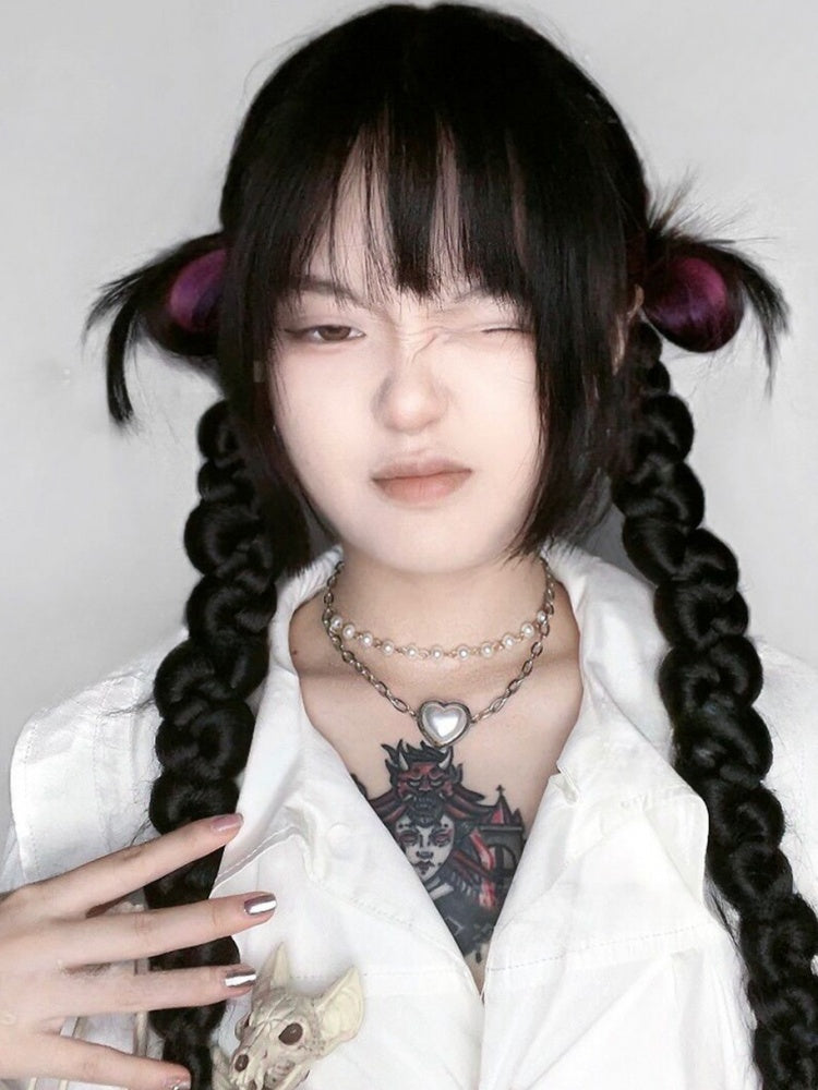 Perlenkette mit Herzanhänger