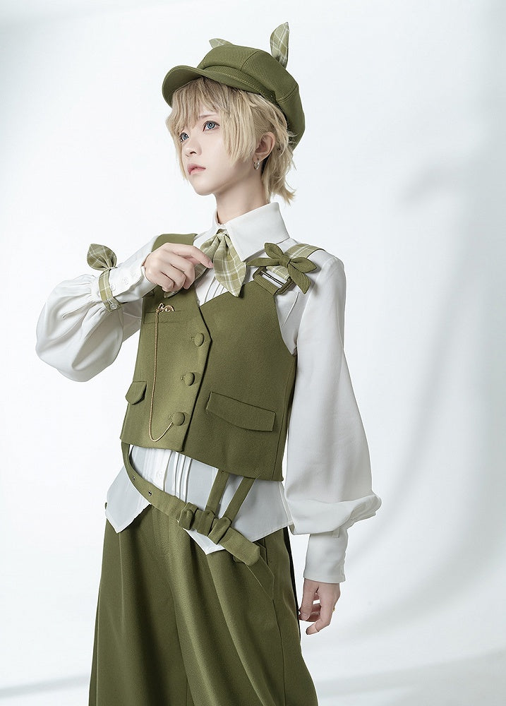 Ouji Lolita Shirt White Secret Morning Post - Princess Chronicles