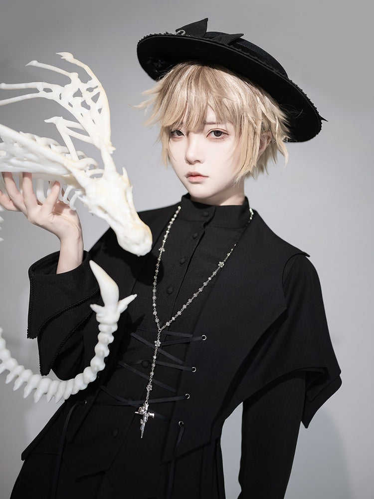 ブラック王子ファッションシャツ