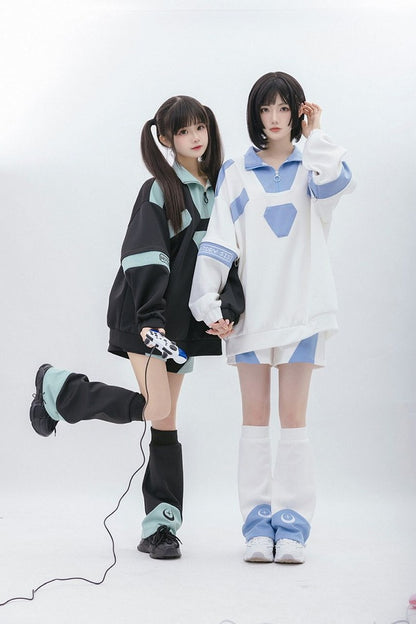 ホワイトブルーカイワイショーツテンシライト