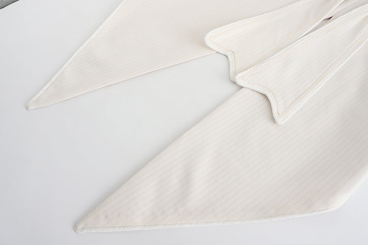 Lolita Split-Tail Ouji Cape Coat White Bunny-Ear Detachable with Aristocrat