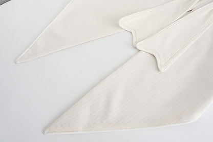 Lolita Split-Tail Ouji Cape Coat White Bunny-Ear Detachable with Aristocrat