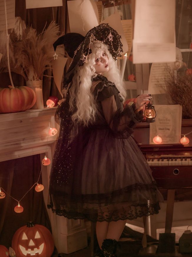 Hat Starry Night Witch