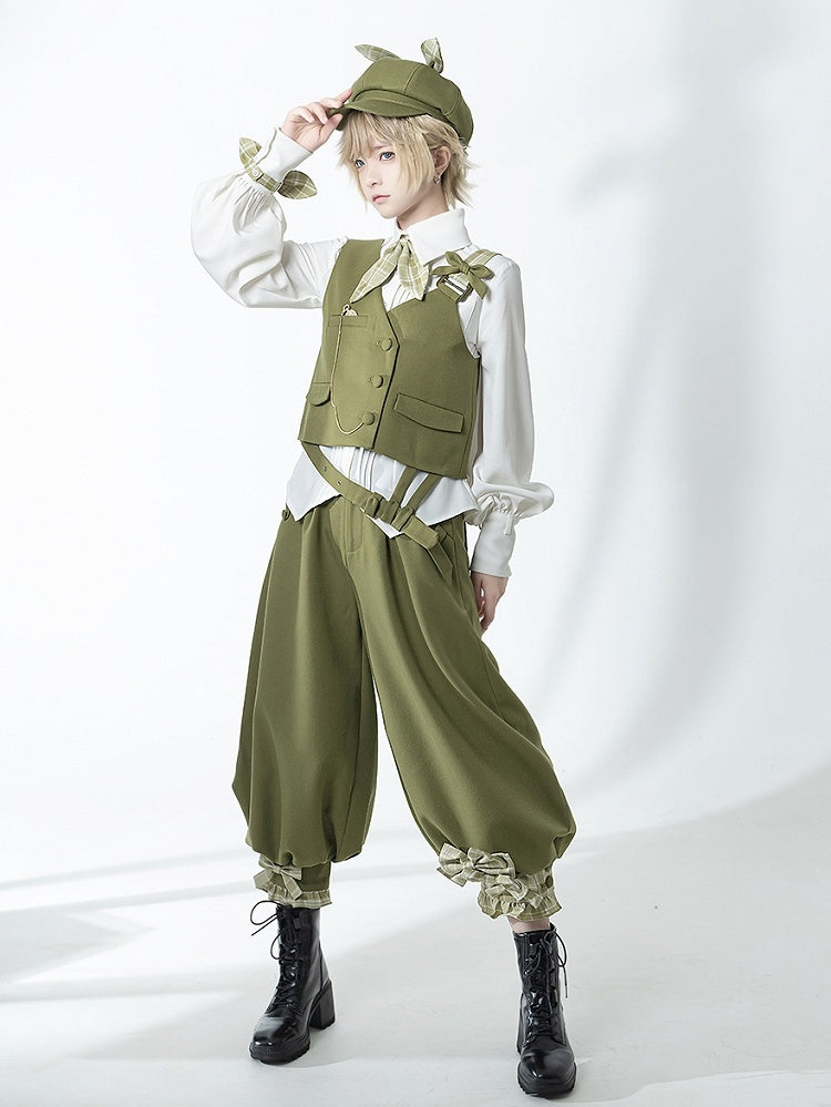 Ouji Lolita Shirt White Secret Morning Post - Princess Chronicles